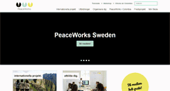 Desktop Screenshot of peaceworks.se