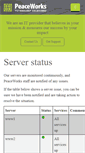 Mobile Screenshot of hosting-status.peaceworks.ca